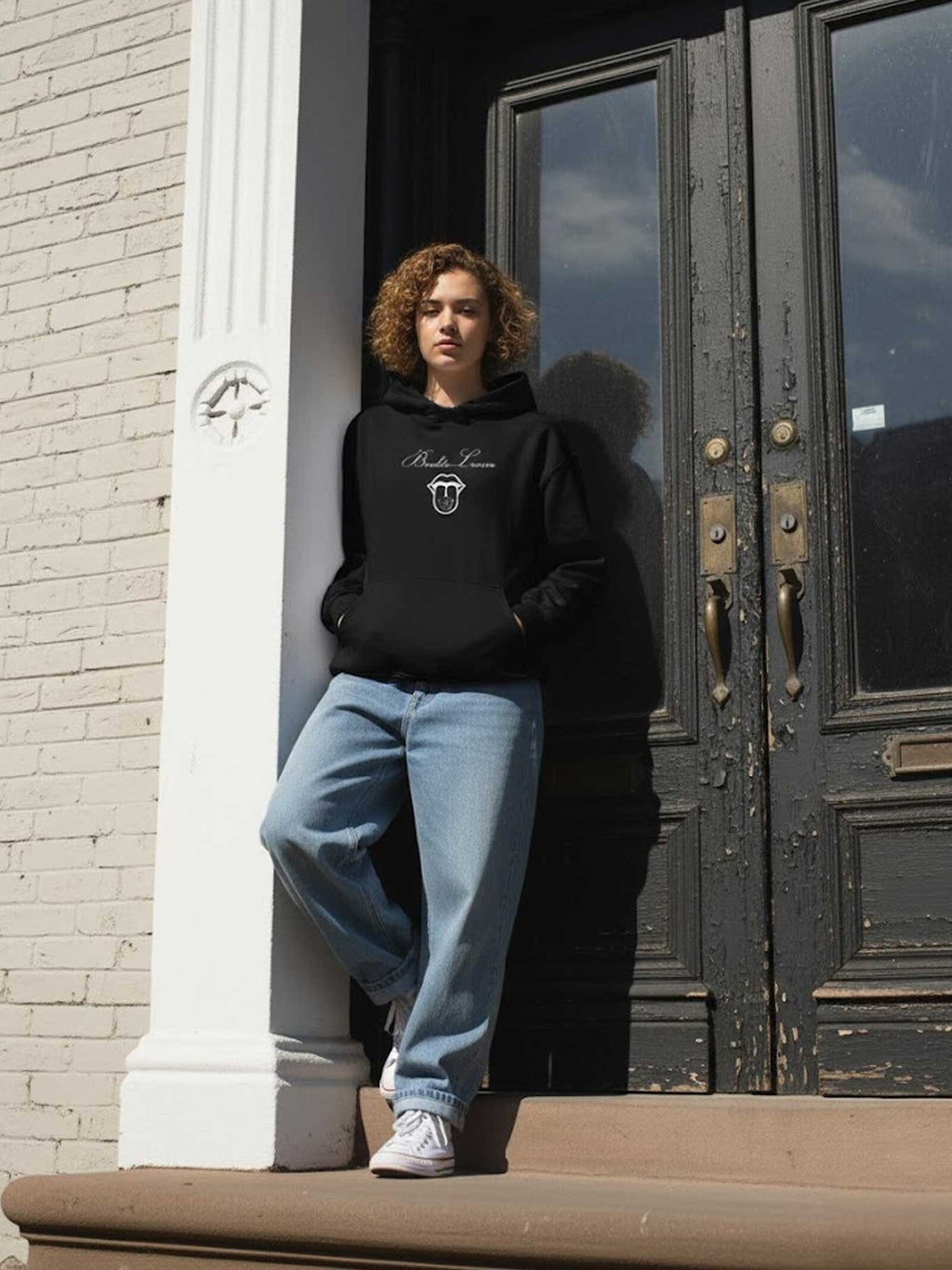 Sudadera Loco Monky Bendita Locura III Negro