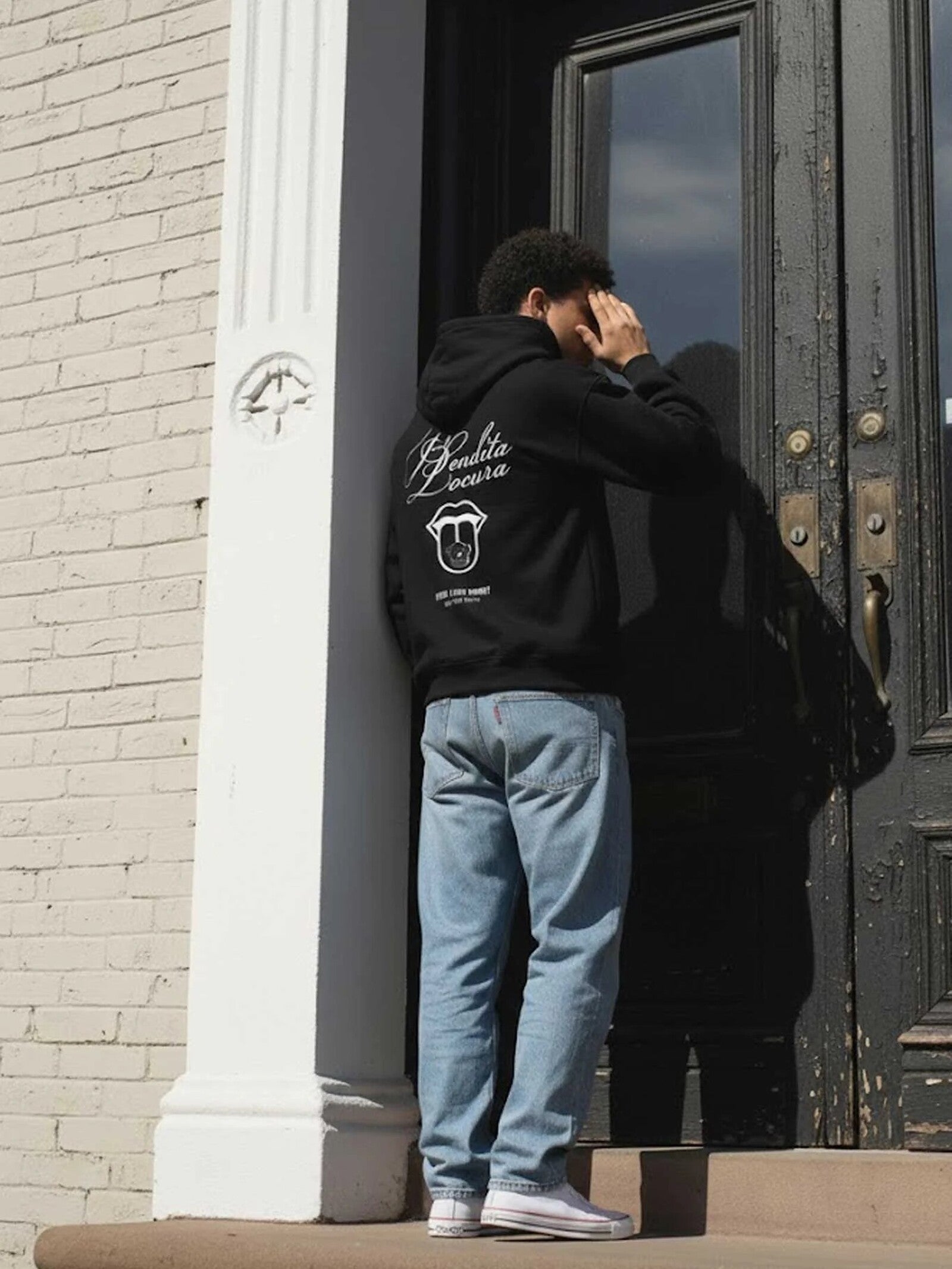 Sudadera Loco Monky Bendita Locura III Negro