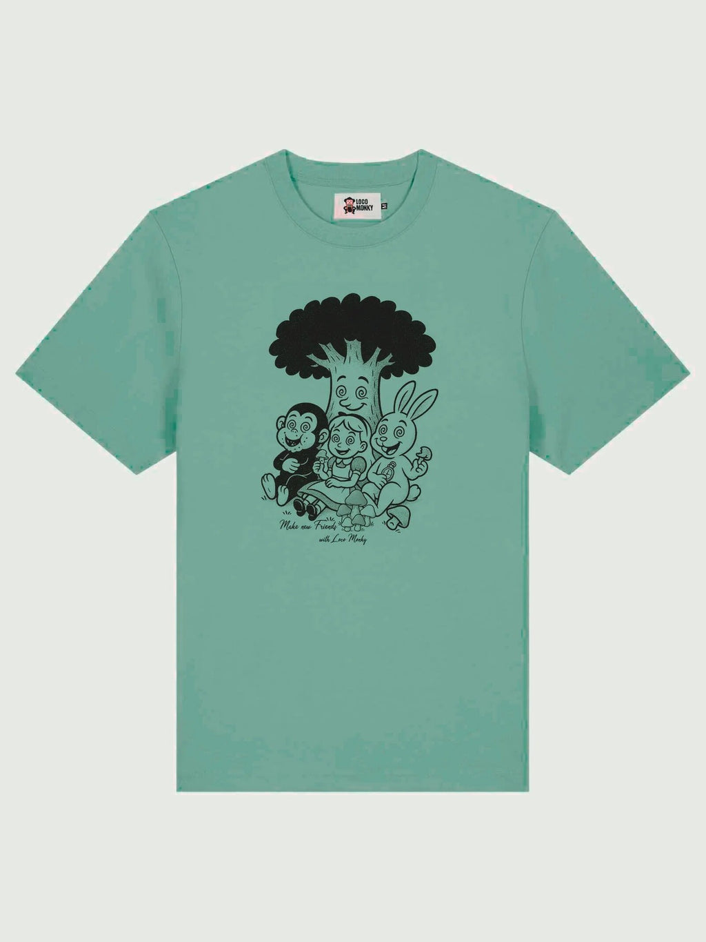 Camiseta Loco Monky Alice Verde